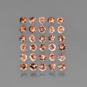 2.54 ct natürliche Mehrfarbig Andalusit-Edelsteine, Rund Schliff, VS
