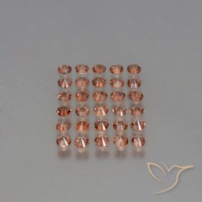 3.54 ct natürliche Mehrfarbig Andalusit-Edelsteine, Runden, VS