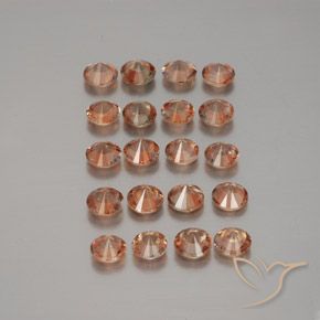 3.46 ct natürliche Mehrfarbig Andalusit-Edelsteine, Runden, VS