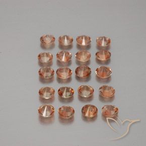3.18 ct natürliche Mehrfarbig Andalusit-Edelsteine, Runden, VS