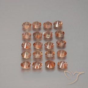 3.41 ct natürliche Mehrfarbig Andalusit-Edelsteine, Runden, VS