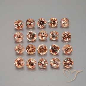 3.79 ct natürliche Mehrfarbig Andalusit-Edelsteine, Runden, VS