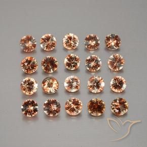 3.54 ct natürliche Mehrfarbig Andalusit-Edelsteine, Runden, VS