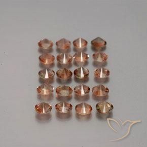 3.54 ct natürliche Mehrfarbig Andalusit-Edelsteine, Runden, VS