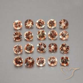 3.46 ct natürliche Mehrfarbig Andalusit-Edelsteine, Runden, VS