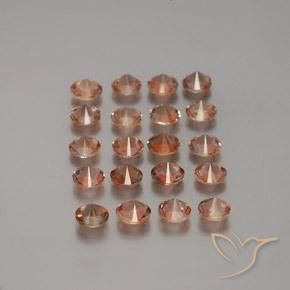 3.46 ct natürliche Mehrfarbig Andalusit-Edelsteine, Runden, VS