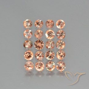 3.99 ct natürliche Mehrfarbig Andalusit-Edelsteine, Runden, VS