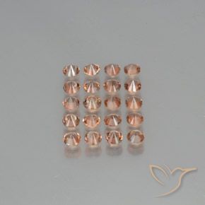 3.99 ct natürliche Mehrfarbig Andalusit-Edelsteine, Runden, VS
