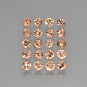  ct natürliche Mehrfarbig Andalusit-Edelsteine, Rund Schliff, VS