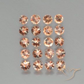 3.07 ct natürliche Mehrfarbig Andalusit-Edelsteine, Runden, VS