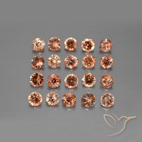 3.76 ct natürliche Mehrfarbig Andalusit-Edelsteine, Runden, VS