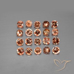 3.49 ct natürliche Mehrfarbig Andalusit-Edelsteine, Runden, VS