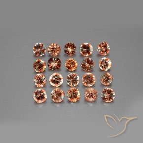 3.30 ct natürliche Mehrfarbig Andalusit-Edelsteine, Runden, VS