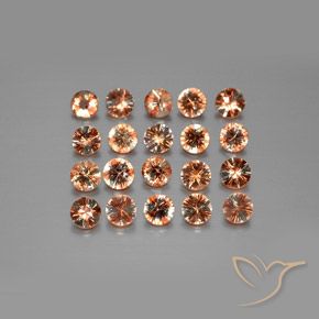 3.33 ct natürliche Mehrfarbig Andalusit-Edelsteine, Runden, VS