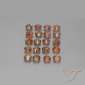 3.37 ct natürliche Mehrfarbig Andalusit-Edelsteine, Runden, VS