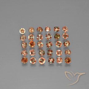 3.67 ct natürliche Mehrfarbig Andalusit-Edelsteine, Runden, VS