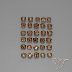 4.08 ct natürliche Mehrfarbig Andalusit-Edelsteine, Runden, VS