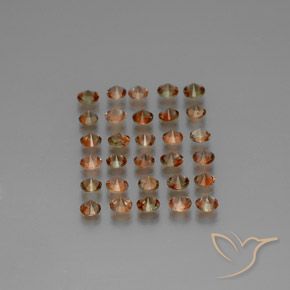4.01 ct natürliche Mehrfarbig Andalusit-Edelsteine, Runden, VS