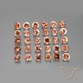 3.81 ct natürliche Mehrfarbig Andalusit-Edelsteine, Runden, VS