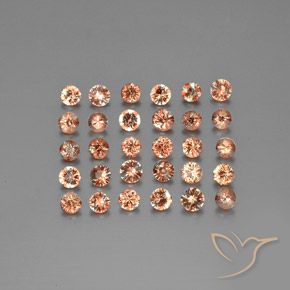 4.18 ct natürliche Mehrfarbig Andalusit-Edelsteine, Runden, VS