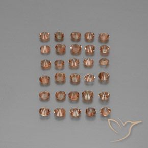 4.18 ct natürliche Mehrfarbig Andalusit-Edelsteine, Runden, VS