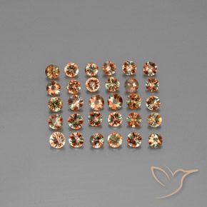 3.63 ct natürliche Mehrfarbig Andalusit-Edelsteine, Runden, VS