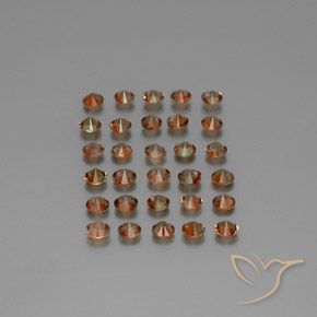 3.63 ct natürliche Mehrfarbig Andalusit-Edelsteine, Runden, VS