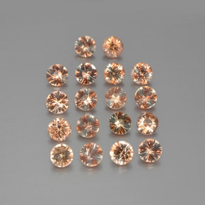 2,95 ct natürliche mehrfarbiger Andalusit-Edelsteine, Rundschliff, VS