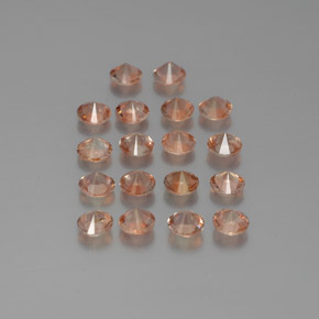 2,95 ct natürliche mehrfarbiger Andalusit-Edelsteine, Rundschliff, VS