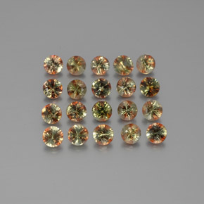 2,47 ct natürliche mehrfarbiger Andalusit-Edelsteine, Rundschliff, VS