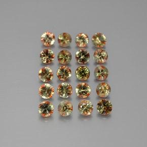 2,47 ct natürliche mehrfarbiger Andalusit-Edelsteine, Rundschliff, VS