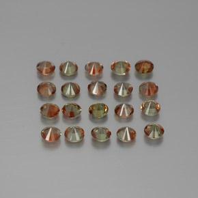 2,47 ct natürliche mehrfarbiger Andalusit-Edelsteine, Rundschliff, VS