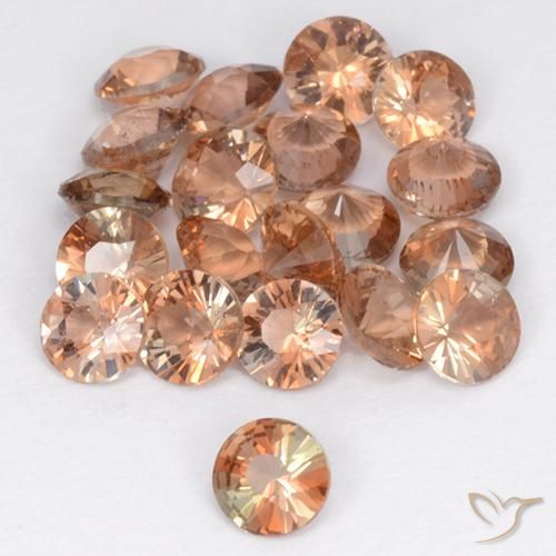 3.11 ct natürliche Mehrfarbig Andalusit-Edelsteine, Runden, VS