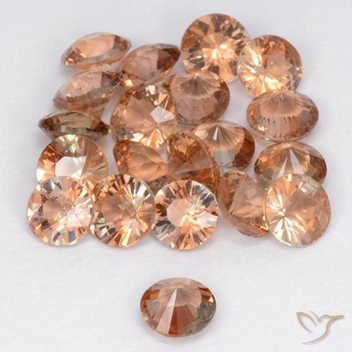 3.11 ct natürliche Mehrfarbig Andalusit-Edelsteine, Runden, VS