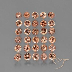 3.74 ct natürliche Mehrfarbig Andalusit-Edelsteine, Runden, VS