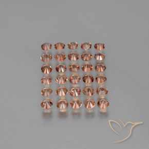 3.51 ct natürliche Mehrfarbig Andalusit-Edelsteine, Runden, VS
