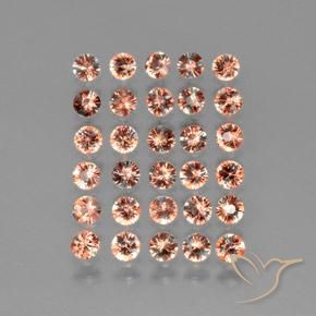 3.52 ct natürliche Mehrfarbig Andalusit-Edelsteine, Rund Schliff, VS