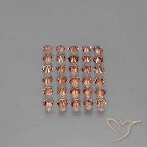 3.67 ct natürliche Mehrfarbig Andalusit-Edelsteine, Runden, VS