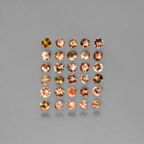  ct natürliche Mehrfarbig Andalusit-Edelsteine, Rund Schliff, VS