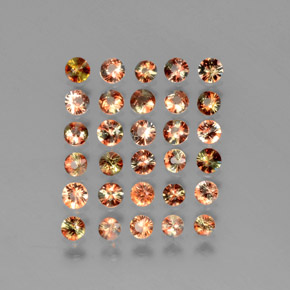  ct natürliche Mehrfarbig Andalusit-Edelsteine, Rund Schliff, VS