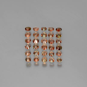  ct natürliche Mehrfarbig Andalusit-Edelsteine, Rund Schliff, VS