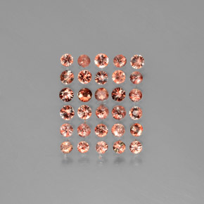 3,03 ct natürliche mehrfarbiger Andalusit-Edelsteine, Rundschliff, VS
