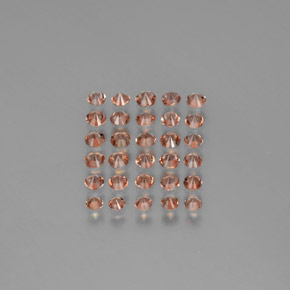 3,03 ct natürliche mehrfarbiger Andalusit-Edelsteine, Rundschliff, VS