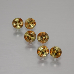 1,17 ct natürliche mehrfarbiger Andalusit-Edelsteine, Rundschliff, VS