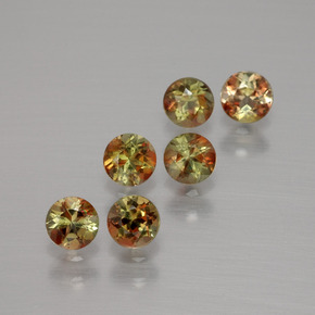 1,11 ct natürliche mehrfarbiger Andalusit-Edelsteine, Rundschliff, VS