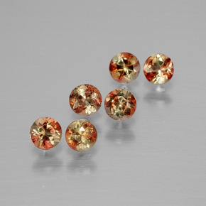  ct natürliche Mehrfarbig Andalusit-Edelsteine, Rund Schliff, VS