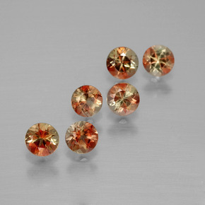  ct natürliche Mehrfarbig Andalusit-Edelsteine, Rund Schliff, VS