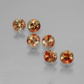  ct natürliche Mehrfarbig Andalusit-Edelsteine, Rund Schliff, VS