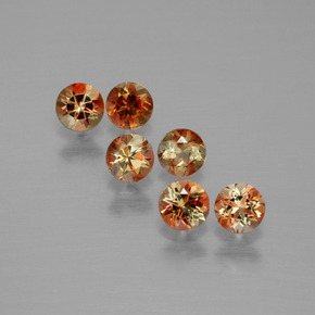 1.17 ct natürliche Mehrfarbig Andalusit-Edelsteine, Rund Schliff, VS