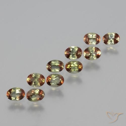 1.95ctw Natürlicher Mehrfarbig Andalusit, Oval, VS